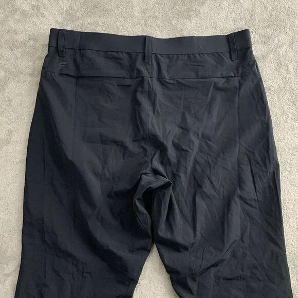 Fabletics The Only Pant Mens 34x27 Black Classic Performance Stretch Casual Golf - Picture 13 of 13